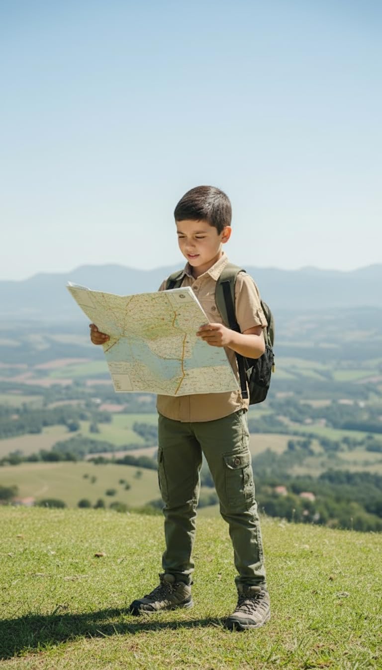 OCHENTA Boys Cargo Pants with 8 Pockets Casual Hiking Slacks Combat Trousers for Kid - Image 2