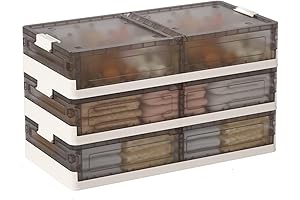 3-Pack Stackable Under Bed Storage Bins with Wheels and Lids