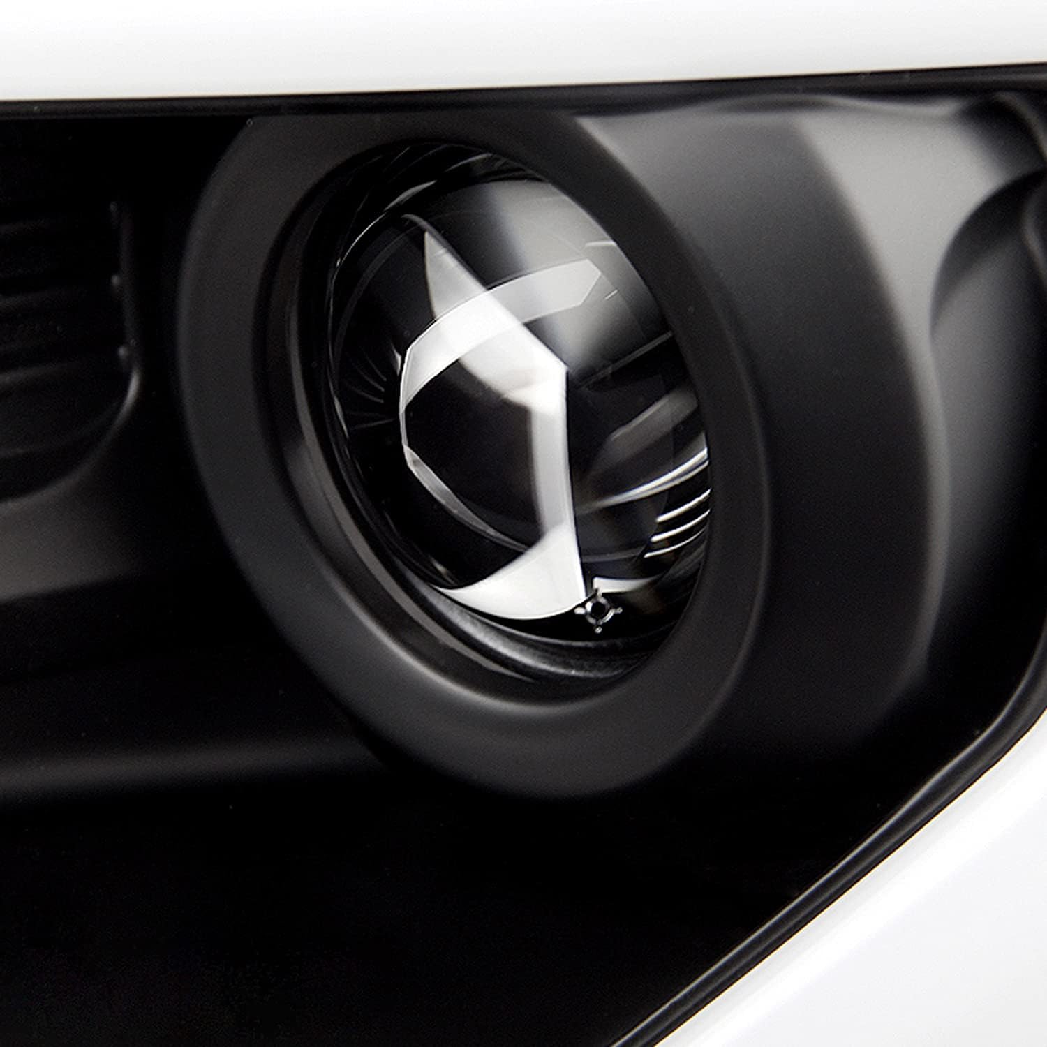 AKKON - For 09-14 Ford F150 Pickup Black Housing DRL Daylight LED Strip Halogen Type Projector Headlights Lamps