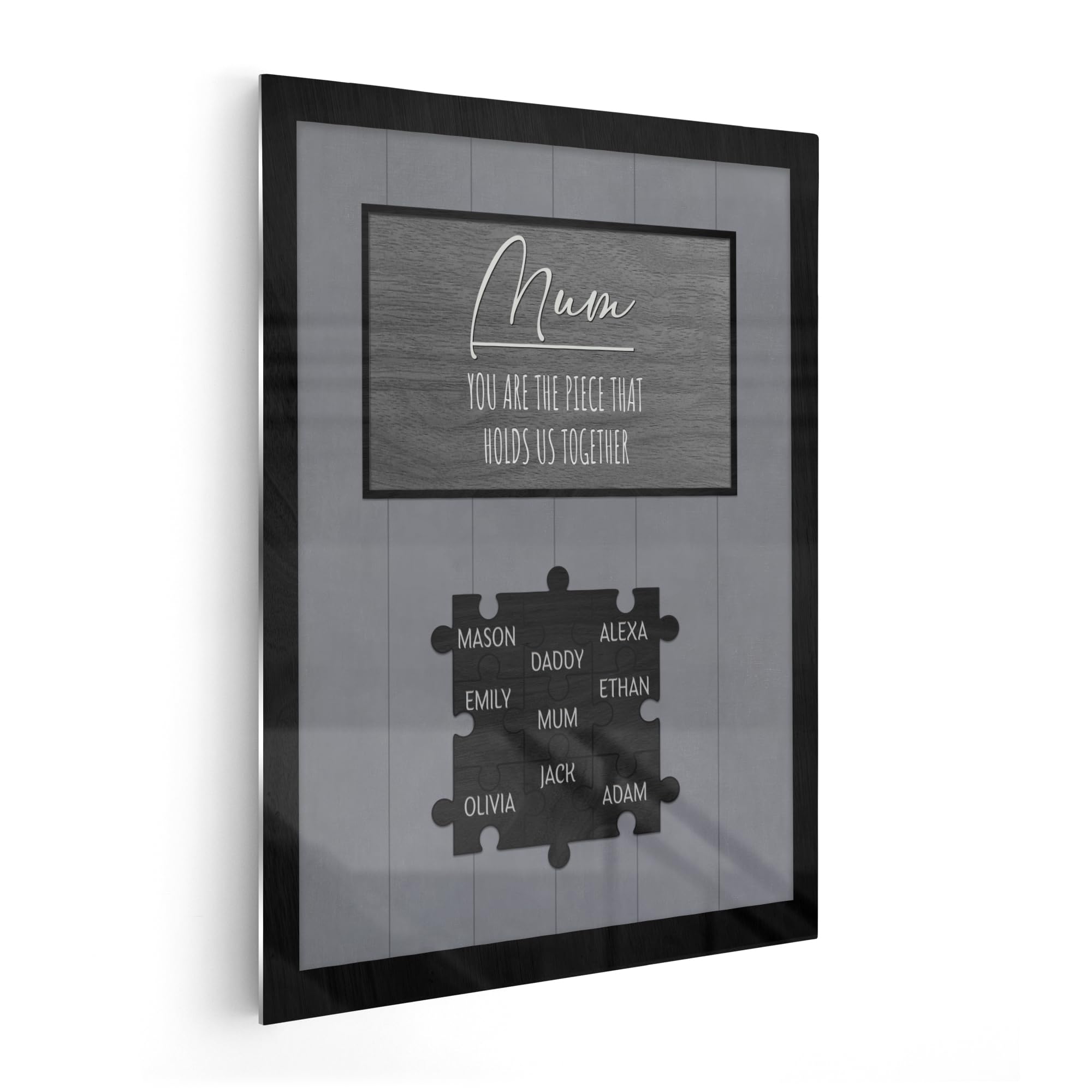 Personalised Gifts for Mum, Desk Decor Sign Mum Birthday Gifts, Birthday Gifts for Mum from Daughter Son, Aluminium Plaque Presents for Mum, Christmas Mothers Day Gifts for Best Mum