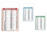 100 Pezzi Calendario da Muro 2027 Olandese con Note e Numeri Grandi – Trimestrali Maxi 28,8x47 cm, Carta Patinata, Made in Italy – Ufficio e Casa