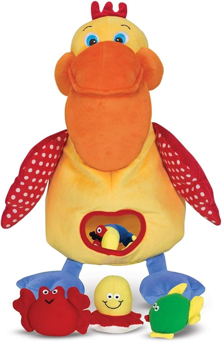 Melissa & Doug Juguete de aprendizaje Pelícano hambriento, multicolor