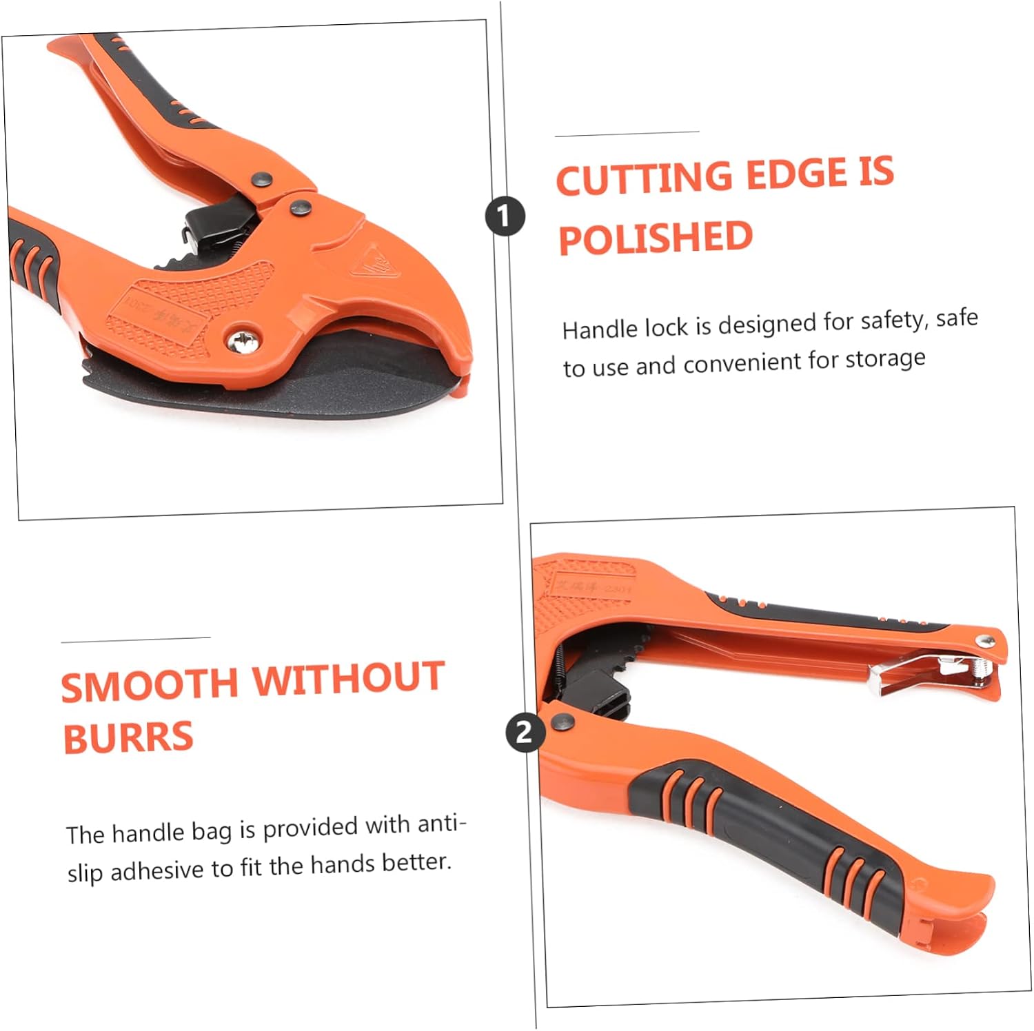 POPETPOP Durable Tube Cutter Stainless Steel Cutter for Effortless Cutting of Water and Plastic Tubes Ratchet Wheel Resistant Smooth Finish for Easy Use