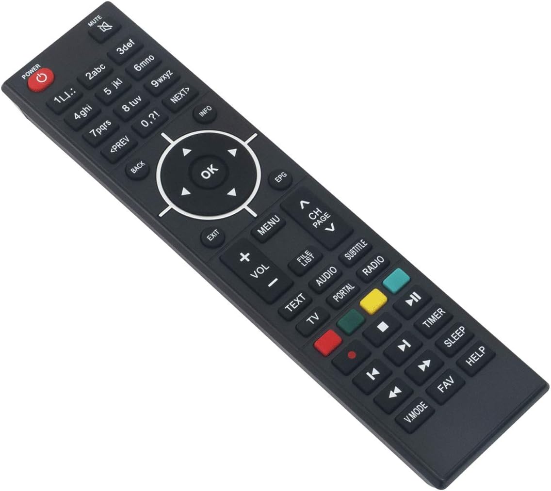 VINABTY Remote Control of Zgemma Star S / 2S / H1 / H2 h2s h2h i55 h5 hs H7S H9S H5.2S, black - Image 4