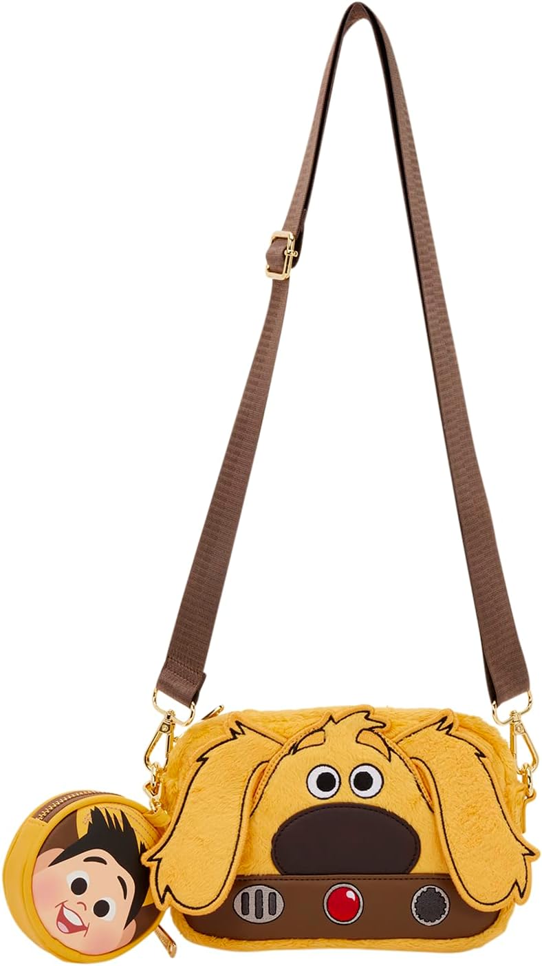 Loungefly Up Dug Sling Crossbody Bag with Coin Bag