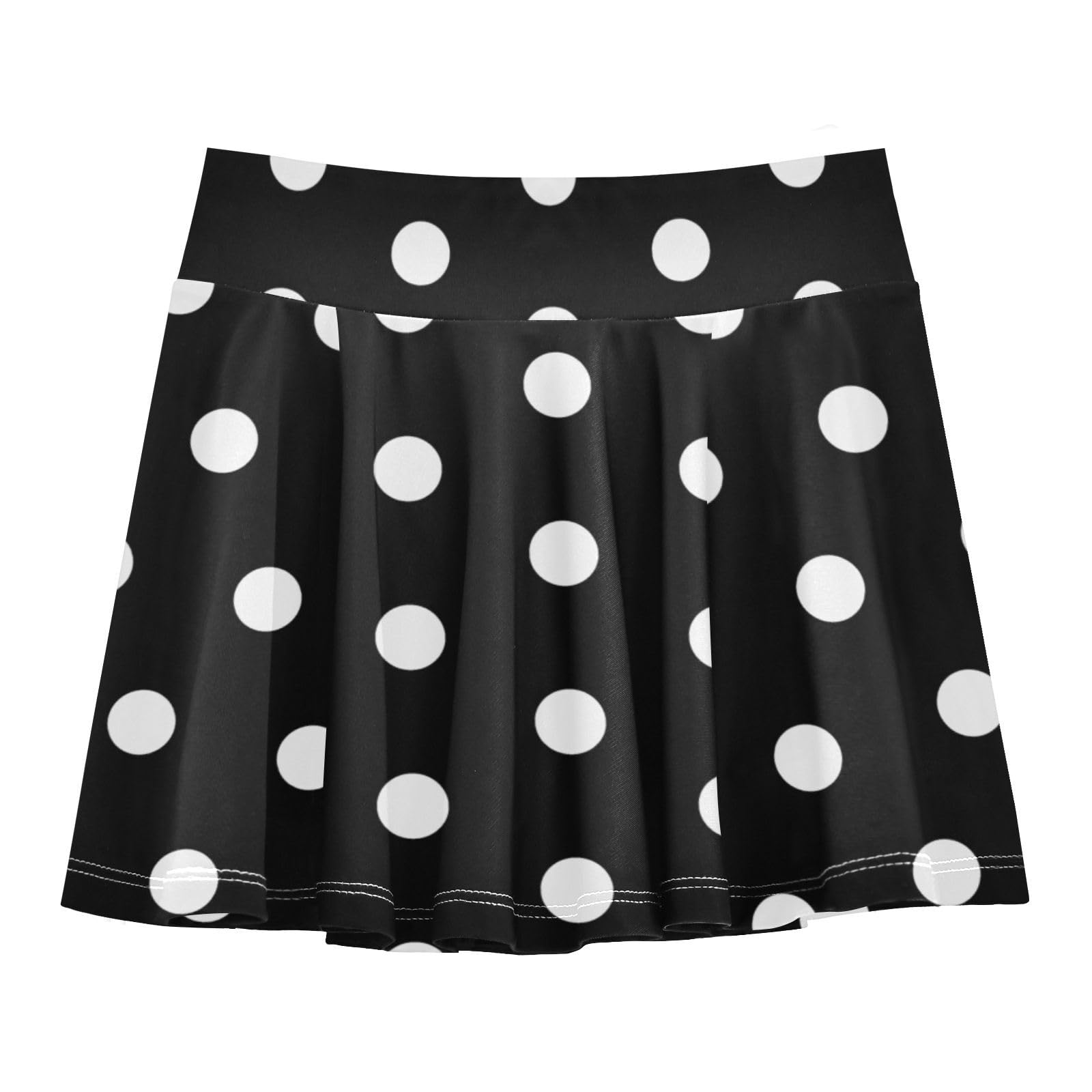 Aflyko Girls Skorts 2-in-1 Tennis Skirts with Built-in Shorts