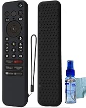 Silicone Case Cover for Sony TV Remote Control, Sony Remote Cover for RMF-TX811D / TX900 MG3 / TX800U 2024 BRAVIA Series (RMF-TX910U Black)