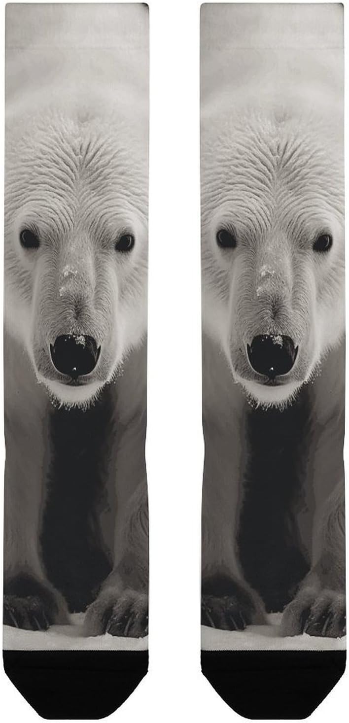 Knee High Socks Polar Bear Long Tube Boot Seamless Toe