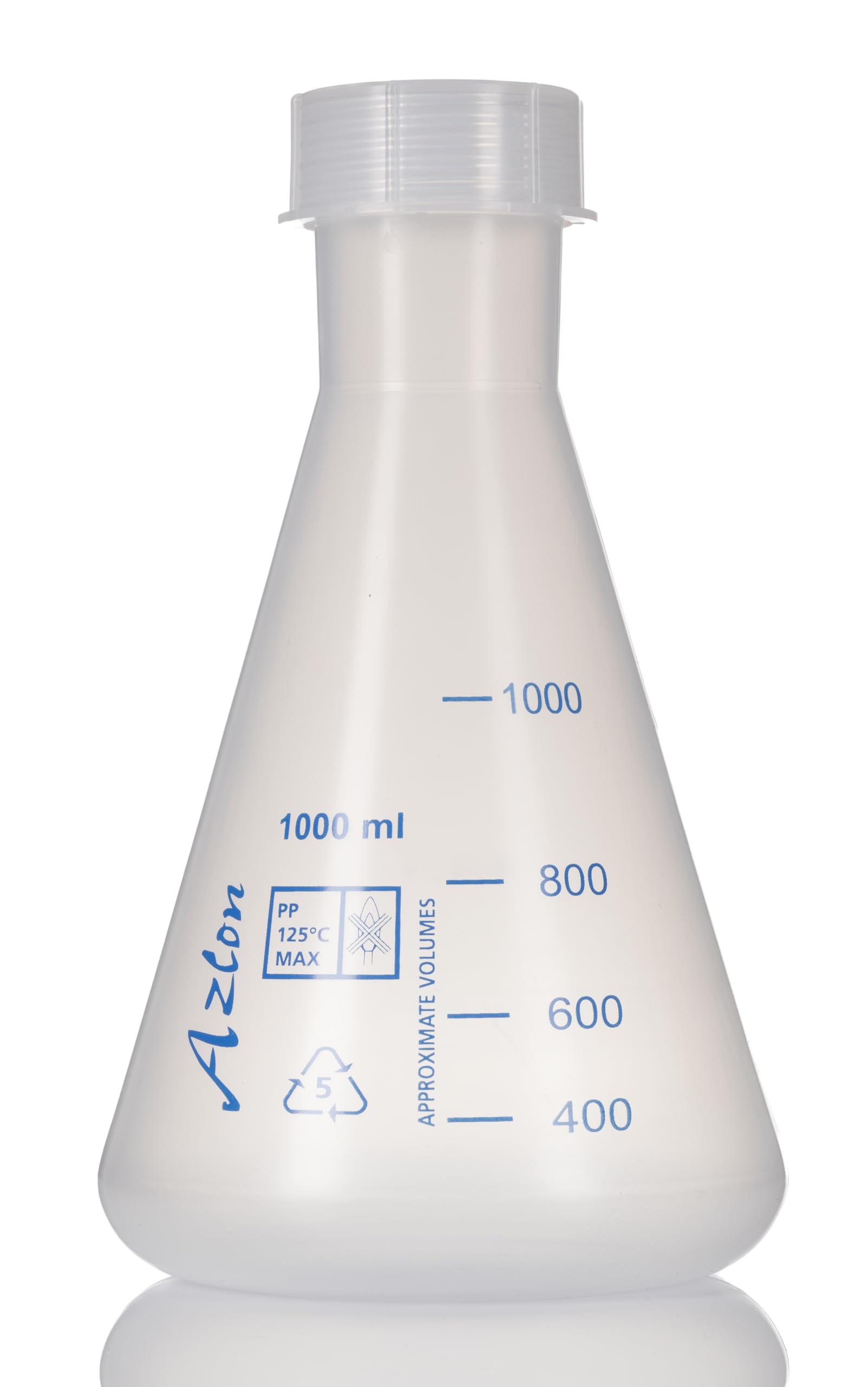 RS PRO Laborflasche Polypropylen 1L Weithalsig