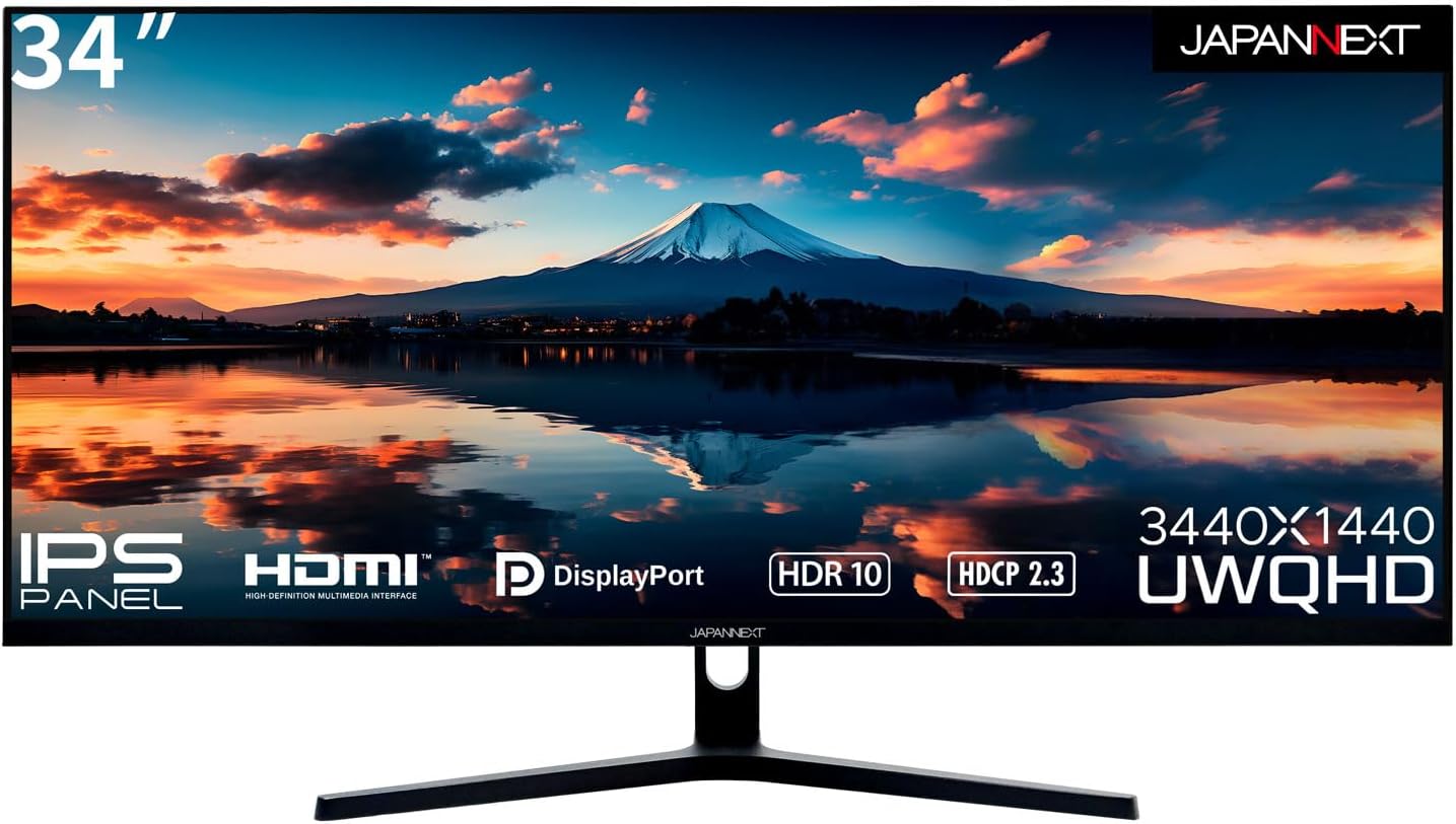 JAPANNEXT 34 inch IPS Panel UWQHD 3440x1440 Panama | Ubuy