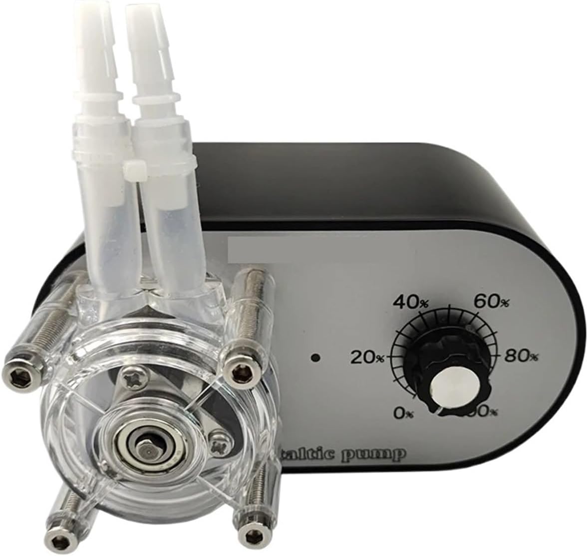 Electric Submersible Water Pump Portable Pump Peristaltic Pump Dosing Pump Adjustable Flow Rate 114-500ml/min with Adaptor