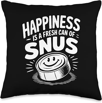 Snus Swedish Snus Throw Pillow