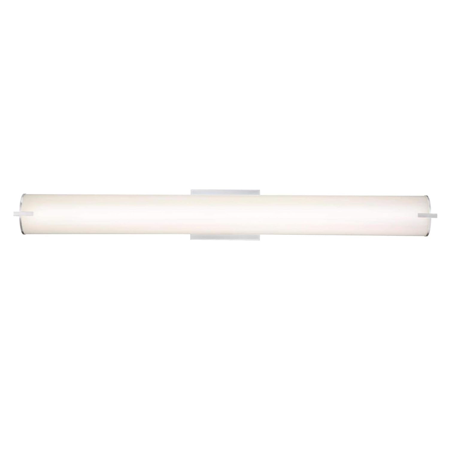 Westinghouse Lighting 6112200 Ashwin Transitional One-Light, 30 Watt Dimmable LED Indoor Wall Fixture with Color Temperature Selection, Brushed Nickel Finish, White Frosted Shade