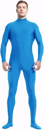 ATHX Mens and Womens Bodysuit Costume Spandex Stretchy Zentai Skin Suit Halloween Cosplay Unitard Dress Up Party Body Suit