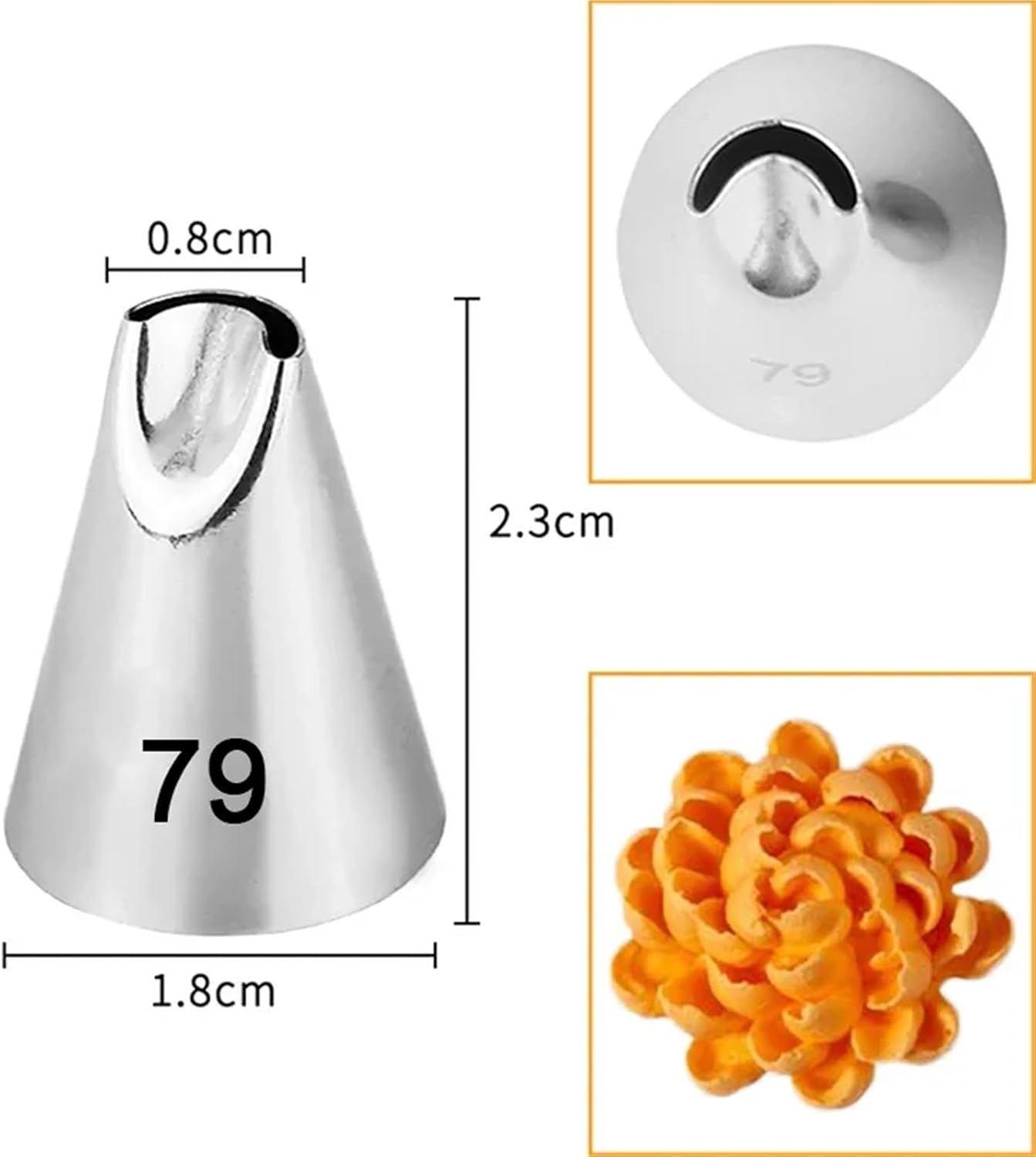 Versatile 36pcs Piping Nozzles For Cakes Fondant Decorating Pastry Icing Tips Baking Tools Create Chrysanthemum Pine Nuts Petals