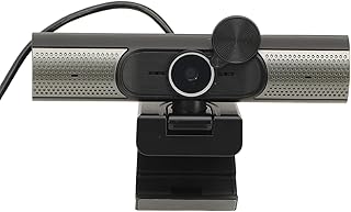 1080P Webcam PC Webcam with Microphone 2K 30 Frame Auto Focus FHD USB Computer Web Camera with Lens Cover for Video Conference Studying Live Streaming