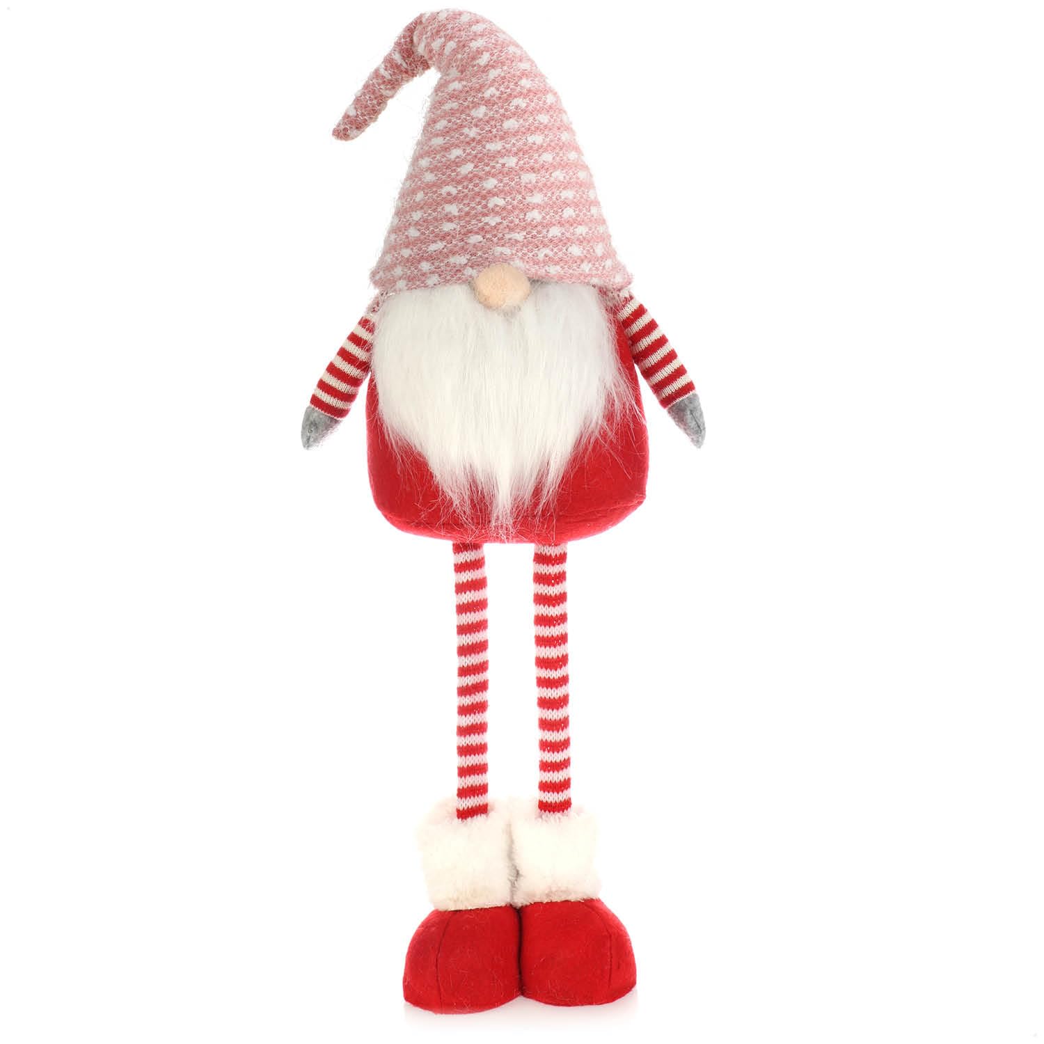 com-four® Figura de Elfo Grande para decoración navideña Sueca - Lindo Elfo con Patas como decoración de habitación