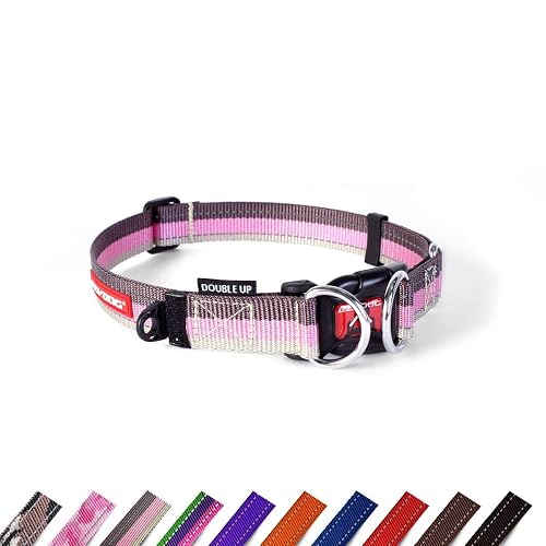 EzyDog - Doble cuello, Rosa, X-Large (47cm - 71cm)