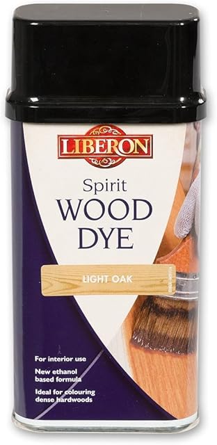 Liberon WDSLO250 Spirit Wood Dye Light Oak 250ml