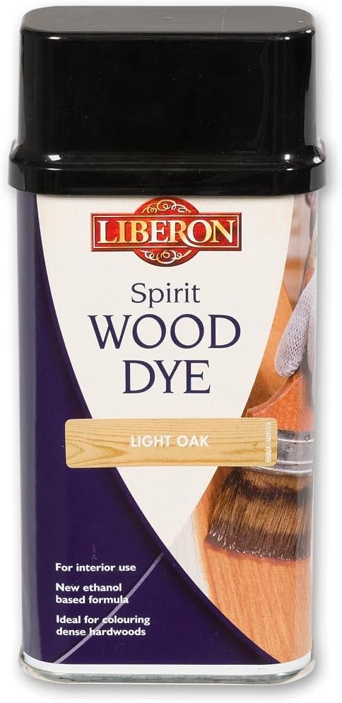 Liberon Wdsmo250 Spirit Wood Dye Medium Oak 250ml Amazon Co Uk Diy Tools