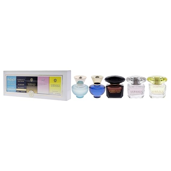 Versace Miniatures Collection by Versace for Women - 5 Pc Mini Gift Set