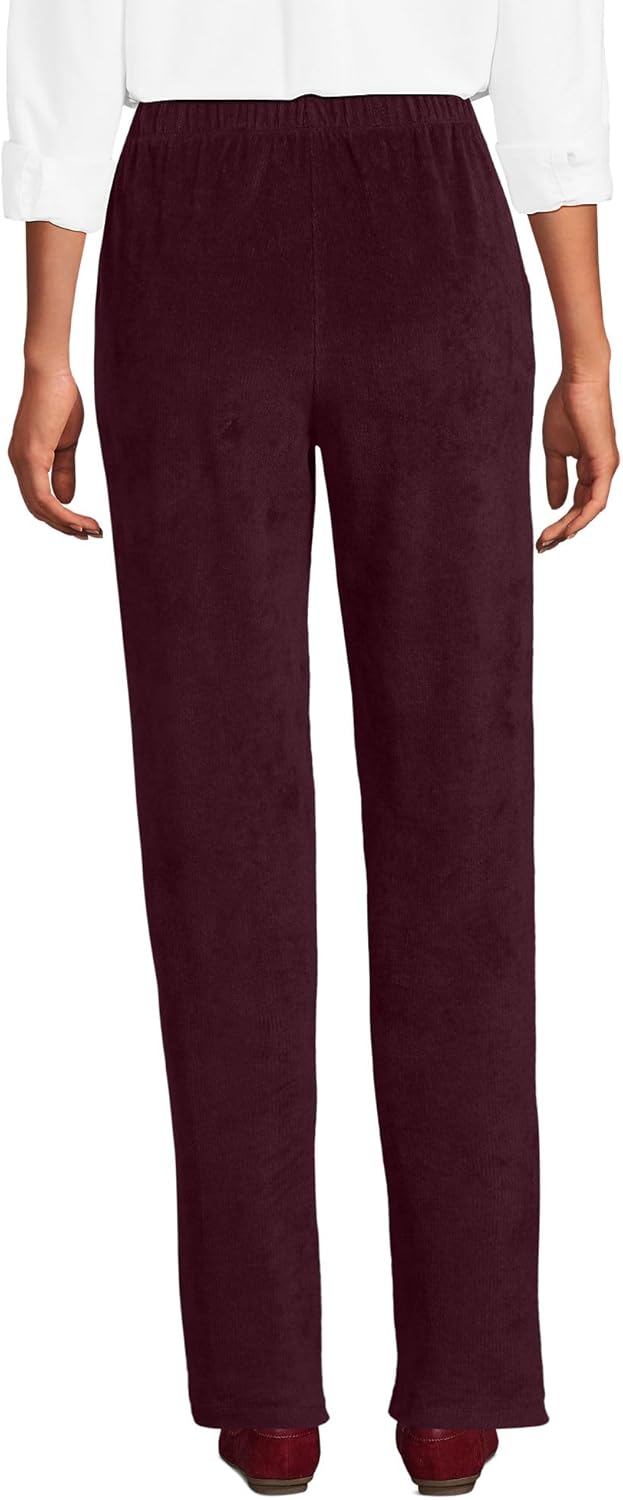 Lands' End Women s Sport Corduroy Pants Lush Burgundy Tall X-Large