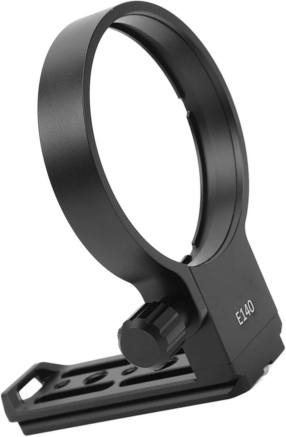 Lens Collar Tripod Mount Ring, Aluminum Alloy with 1 / 4in 3 / 8in Screw Hole for 100-400mm F5-6.3 DG DN OS E Mount - Durable CNC Machined, Secure and Lightweight Design for