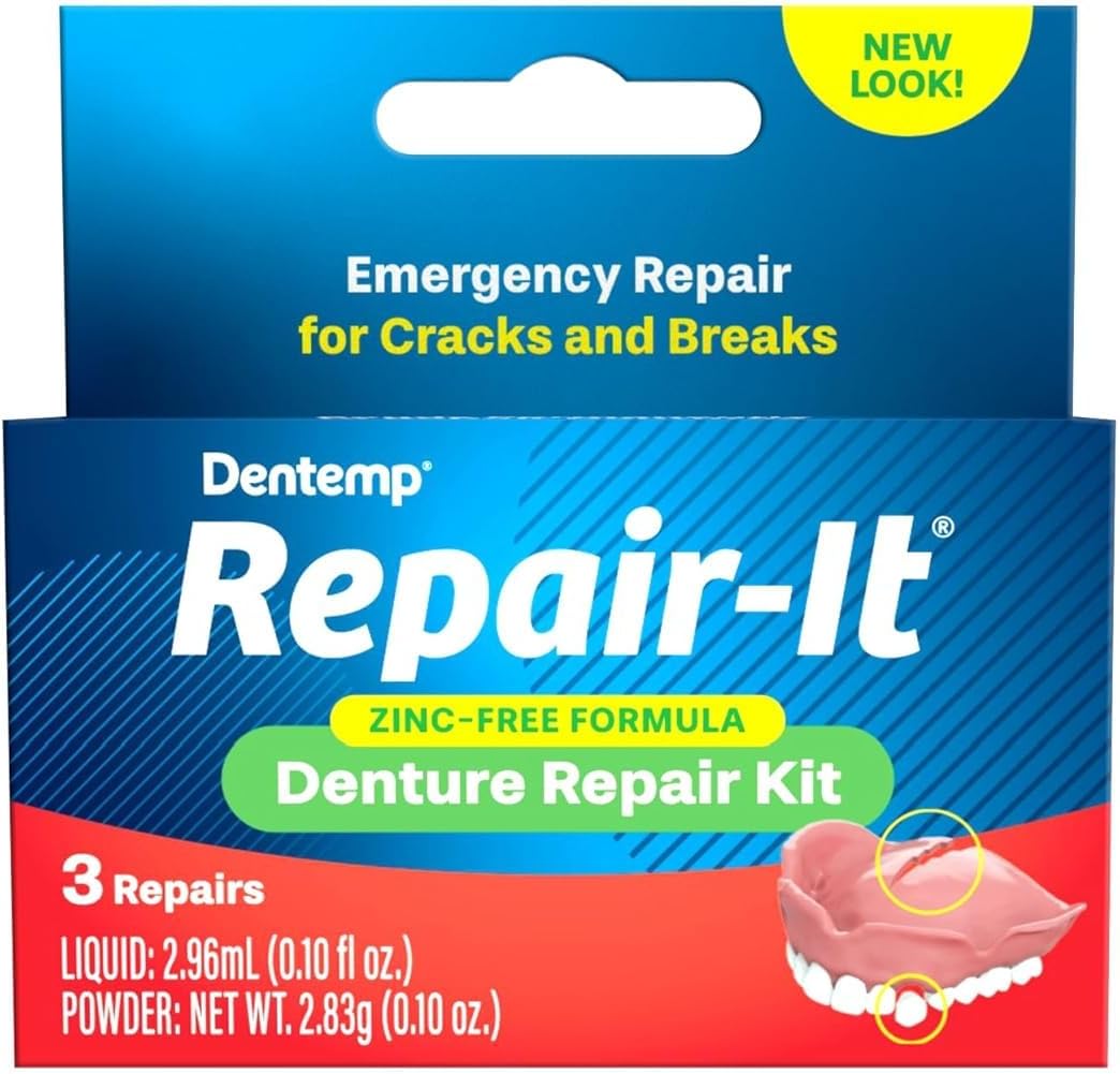 D.O.C. Denture Repair KIT Pack of 3 by Majestic Drug CO., INC.