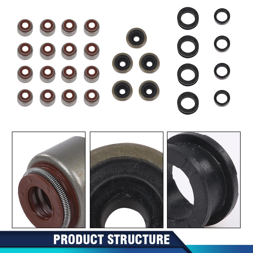PIT66 Head Gasket Set Bolts Compatible with Acura CL 2.3L 1998-1999,Fit Honda Accord 2.3L 1998-2002,Fit Honda Odyssey 2.3L 1998,Fit Isuzu Oasis 2.3L 1998 1999 HS26155PT ES71329