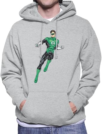 All+Every Green Lantern Ring Pose Men's Hooded Sweatshirt