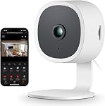 Geeni Vision 2K Quad HD Caméra intérieure intelligente avec tige flexible, vision nocturne et 2-Way Audio