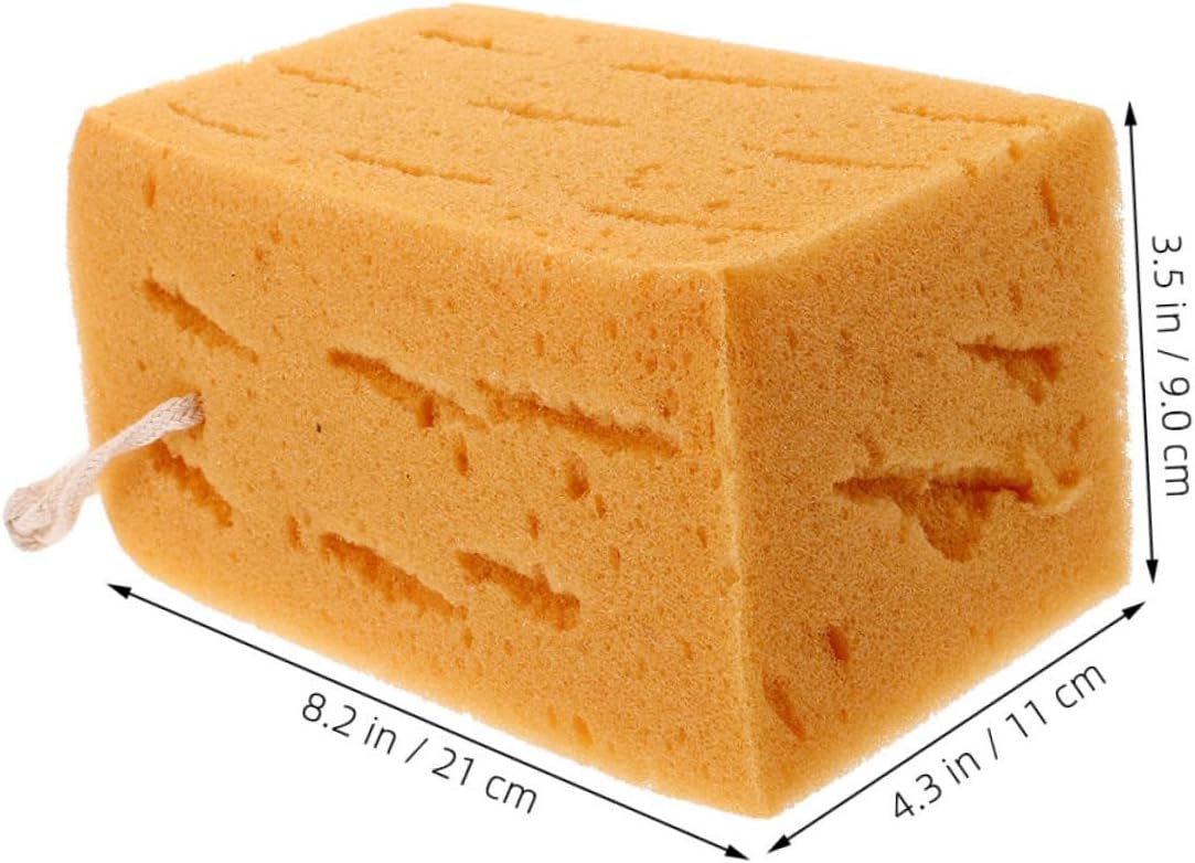 PRETYZOOM Large Foam Cleaning Sponge for Cars Non-Scratch Auto Washing Tool with High Absorption Capacity for Efficient Dirt Removal and Gentle Care for All Vehicle Types