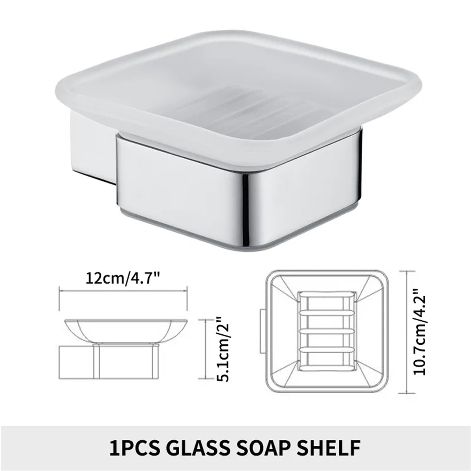 Set di accessori da bagno in acciaio inox, mensola da parete, porta asciugamani, porta carta igienica, portasapone, accessori da bagno per nizing e arredamento moderno