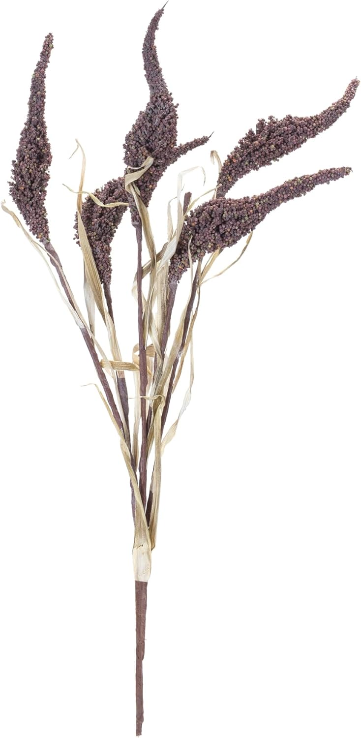 Melrose International Seeded Harvest Bush (Set of 12)