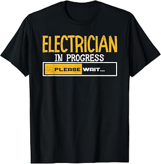Electrician Loading Electrical Worker Journeyman Wireman T-Shirt