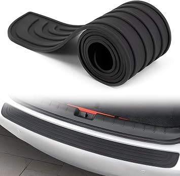 Rear Bumper Guard for VW Tiguan 2016+, Rubber Trunk Sill Protector Anti-Scratch Boot Edge Cover Car Exterior Styling Accessories