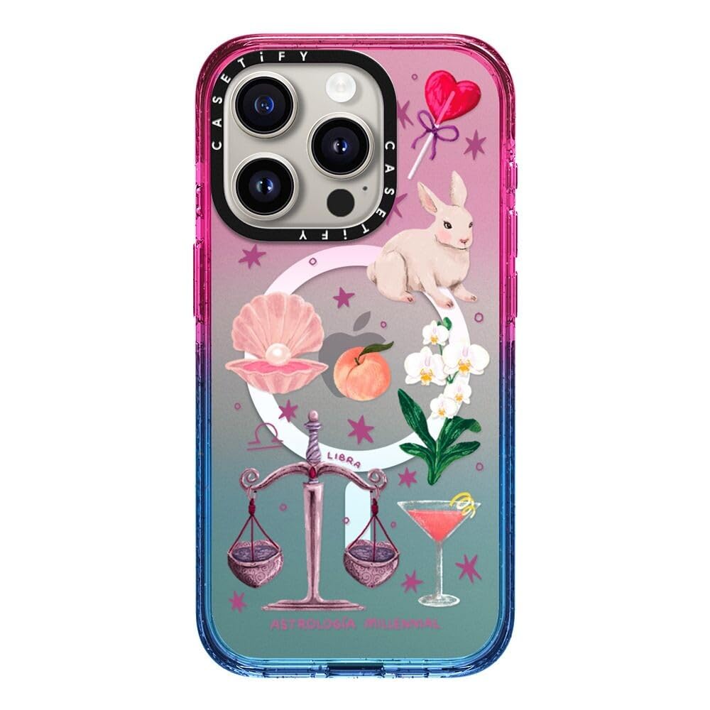 Coque iPhone 15 Pro CASETiFY Impact MagSafe Balance Barbe à papa - 8