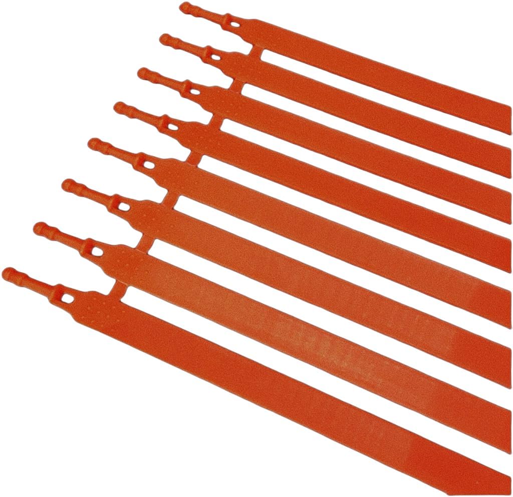 1000 pcs Red Plastic Seals Truck Trailer Seals Numbered Security Tags Tamper Evident Tags Safety Ties Plastic Locks for Truck Cargo Container Shipping Transport - Image 5