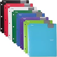 Vista 31 de Five Star Carpeta de 4 bolsillos, plástico, alta capacidad, carpetas con bolsillos, color seleccionado para ti, 1 unidad (33190)