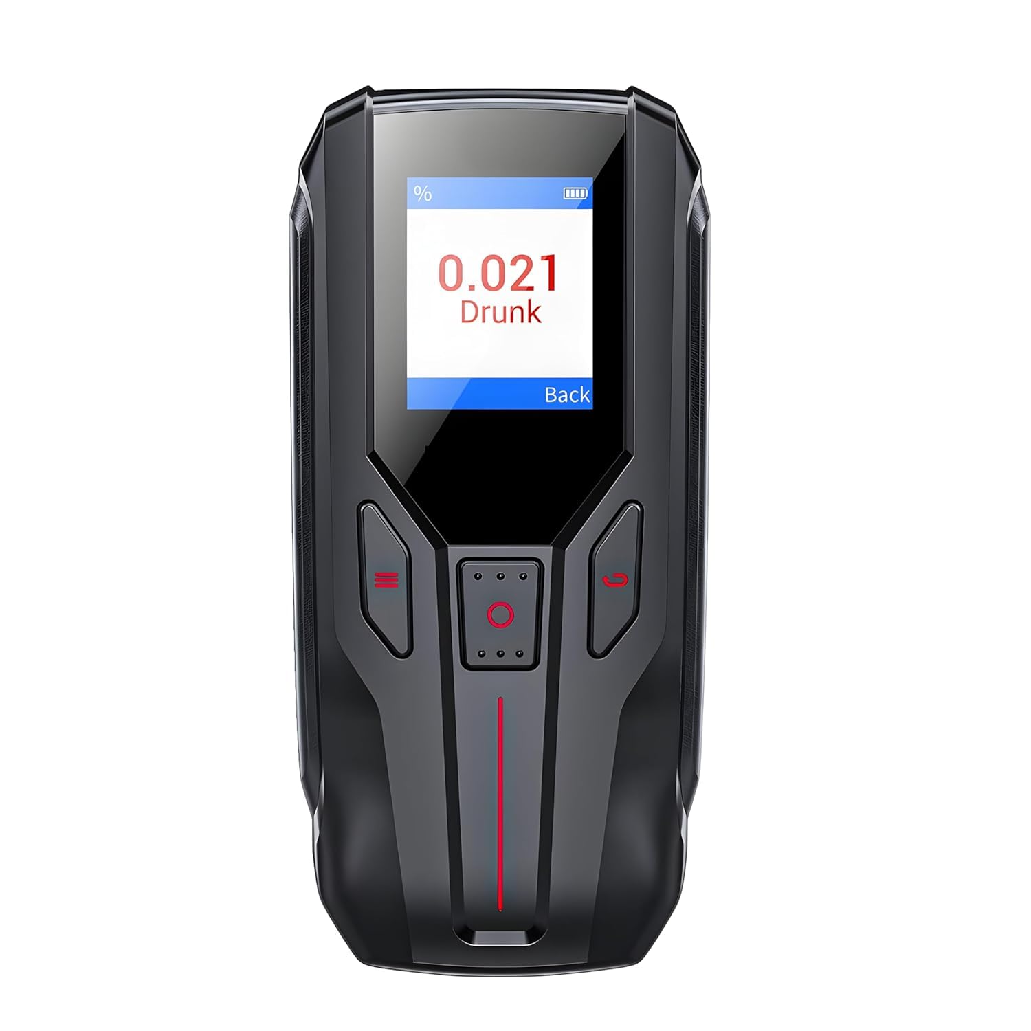 SIMMANS S-75 Breathalyzer, Professional-Grade Accuracy, Portable Breath Alcohol Tester with UK Platinum Sensor, Two Test Mode, 1000mAh Battery, LCD Screen, Personal & Professional Uses