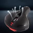 UDee Bicycle Saddle Seat Cushion with LED Tail Light | Comfortable Wide Big Bum Pad with USB Charging gallery image