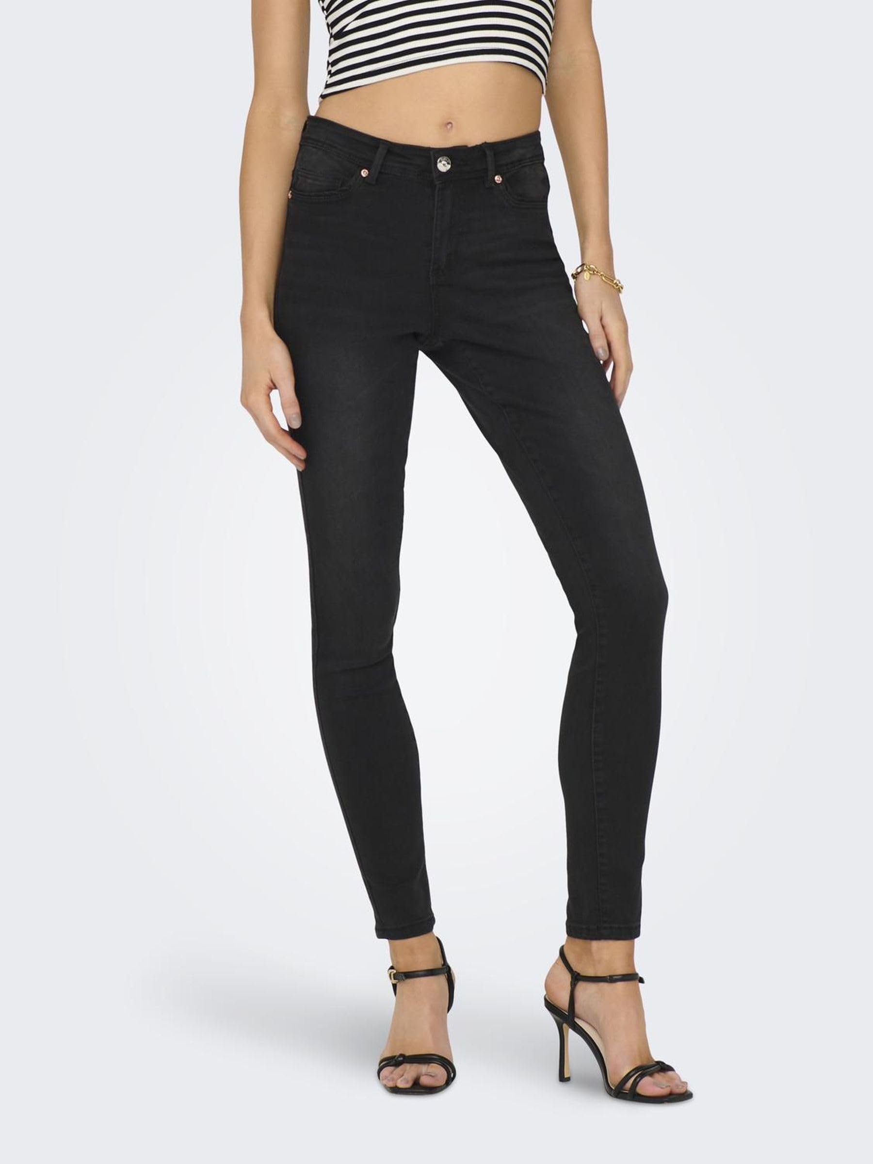 Only - Onlwauw Mid SK Bj1097 Noos, Jeans Donna