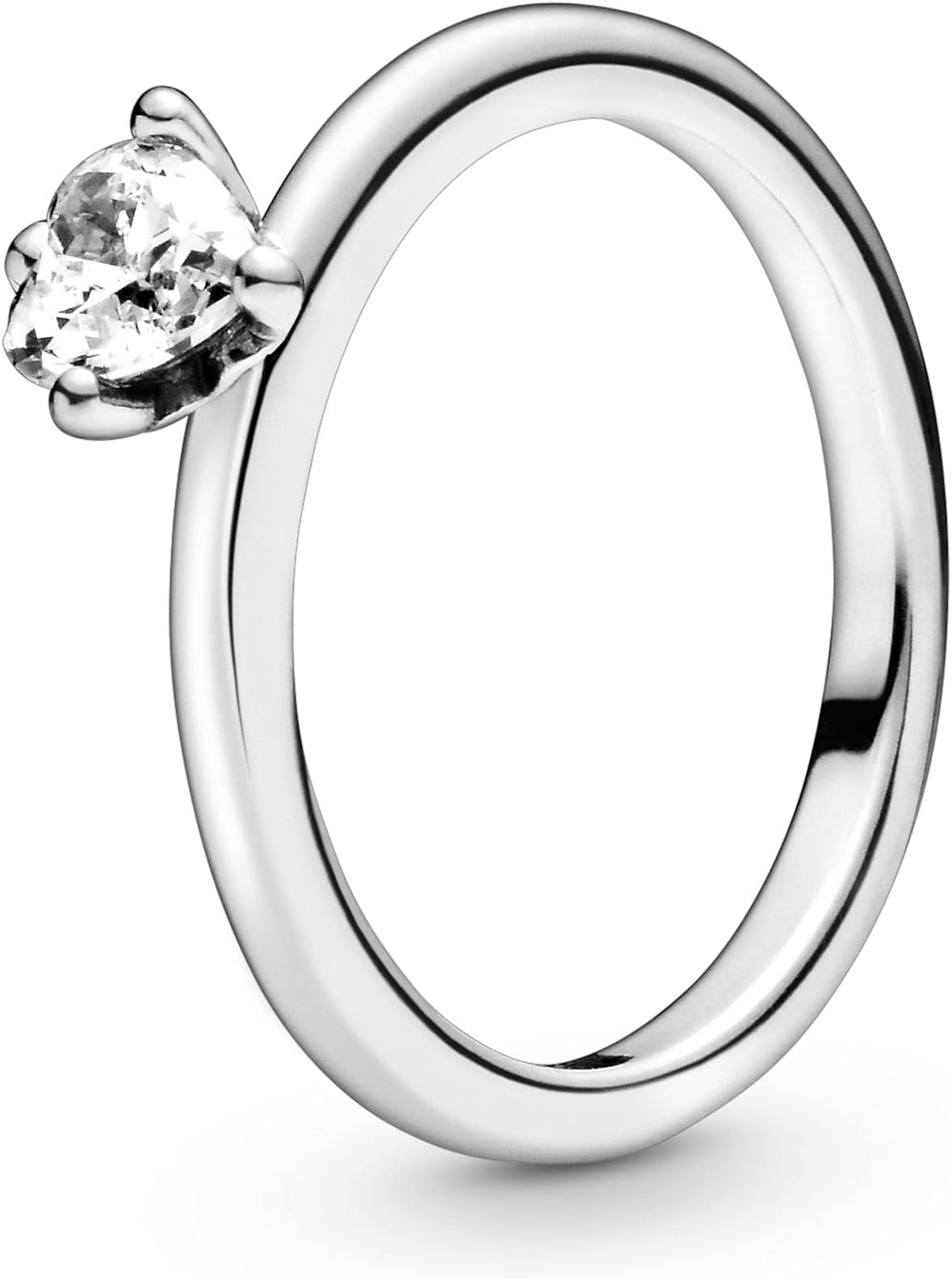 Pandora Clear Heart Solitaire ring