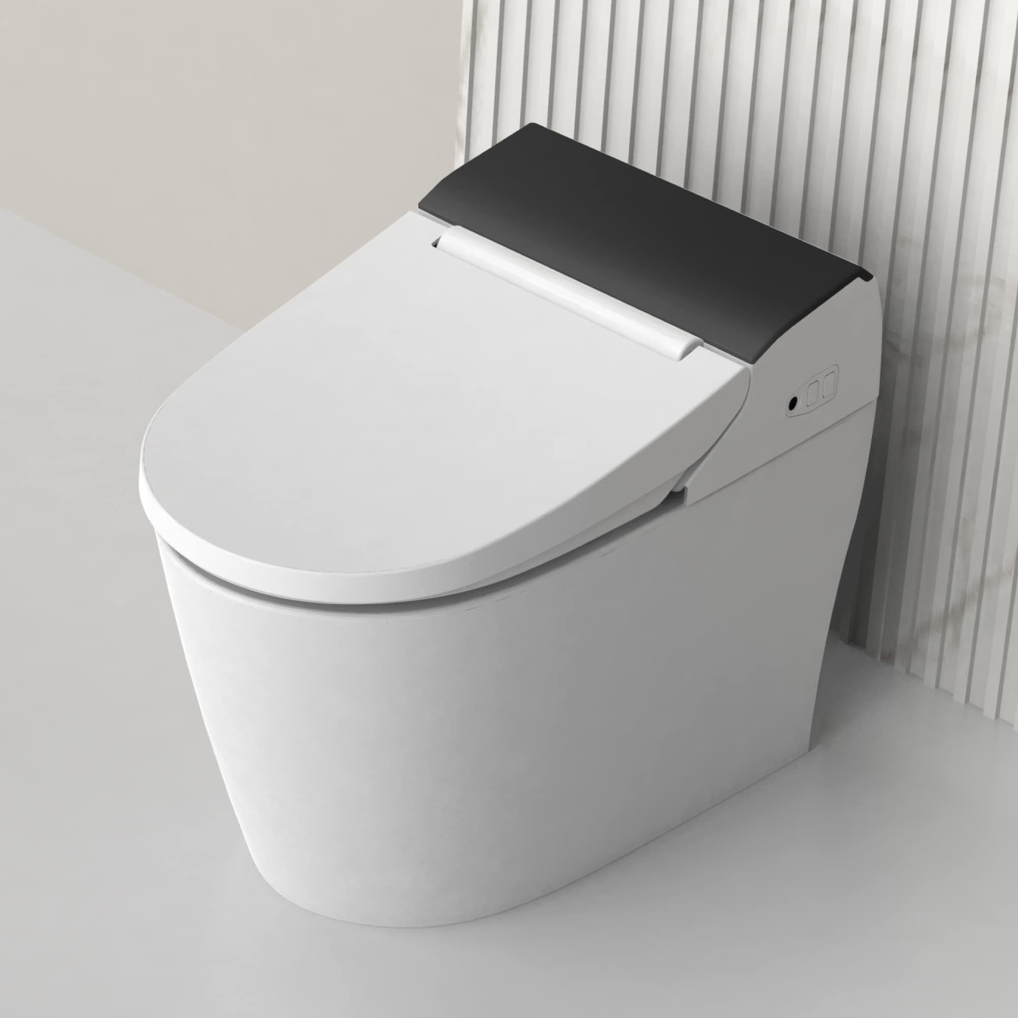 Loniko Smart Toilet with Bidet Built in, Auto Open & Close, Foot