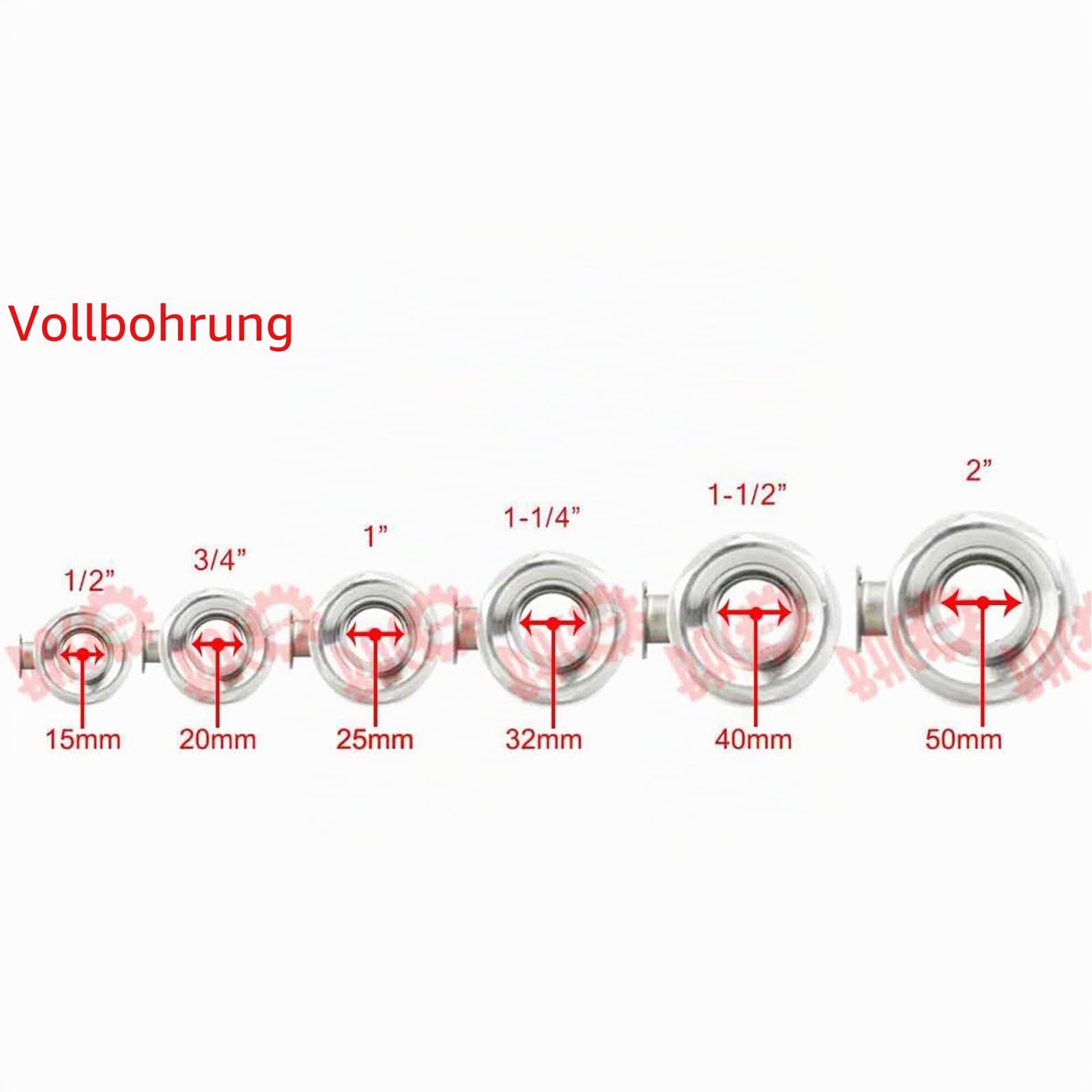 BACOENG AC110/230V 2 Wege 1/2" Edelstahl Motorkugelhahn Elektrische Zonenventil mit Stecker NC