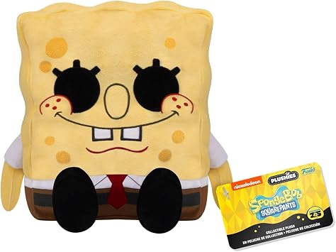 Funko POP! Plush Spongebob Squarepants 25th Anniversary - Spongebob Squarepants - Collectable Soft Plush - Birthday Gift Idea - Official Merchandise - Stuffed Plushie for Kids and Adults