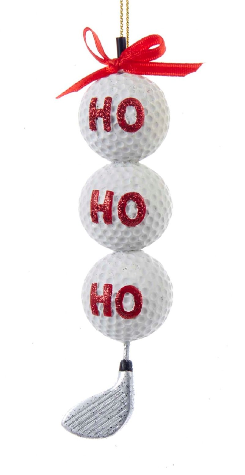 Kurt S. Adler4.25" Resin "ho HO Ho" Golf Ornament