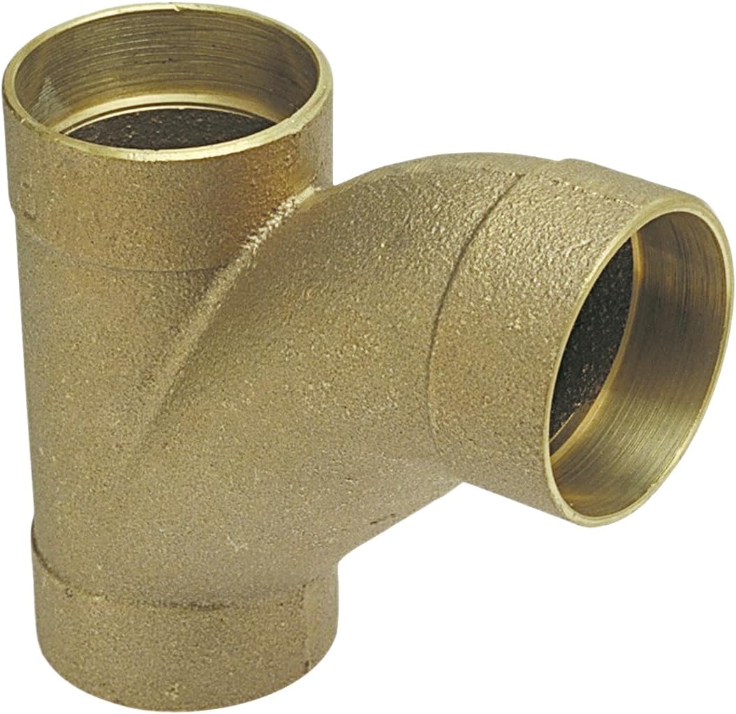 NIBCO Fig No 812, 2 in. Bronze DWV Long Turn Tee-Wye All Cup, Solder