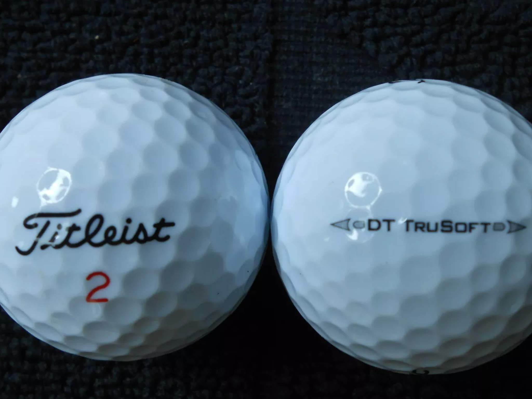 50 DT TruSoft Golf Lake Balls. Pearl/Grade A quality (used)