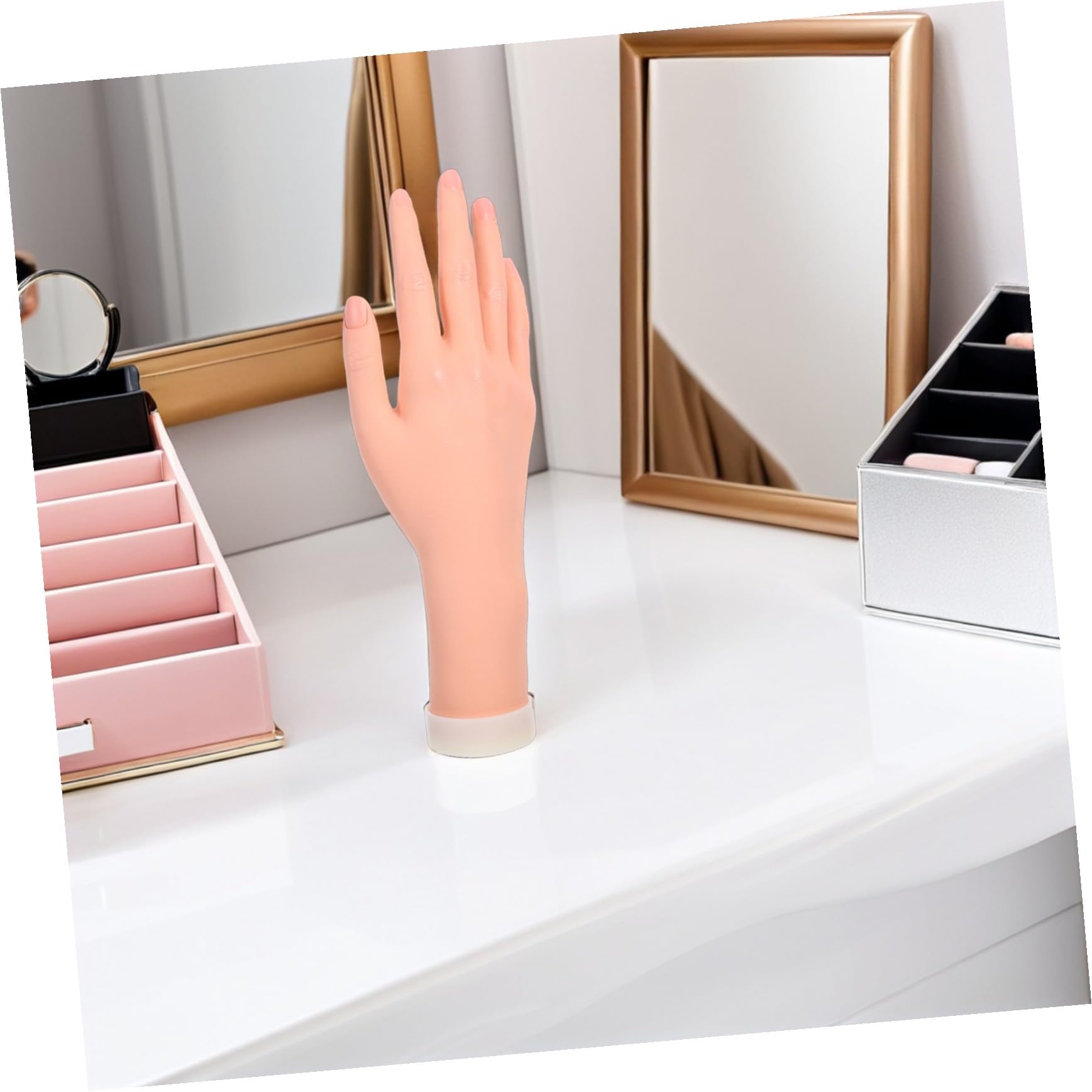 Modello di Mano Simulato Modello di Mano per Schizzi Manichini per Unghie Manichini per Unghie per Halloween Manichino Flessibile Mani in
